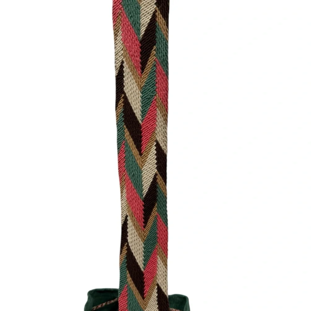 BOHO Wayuu Mochila Bag Stylish Bohemain  Woven Bucket Bag Crossbody Handmade E16 - Picture 7 of 10